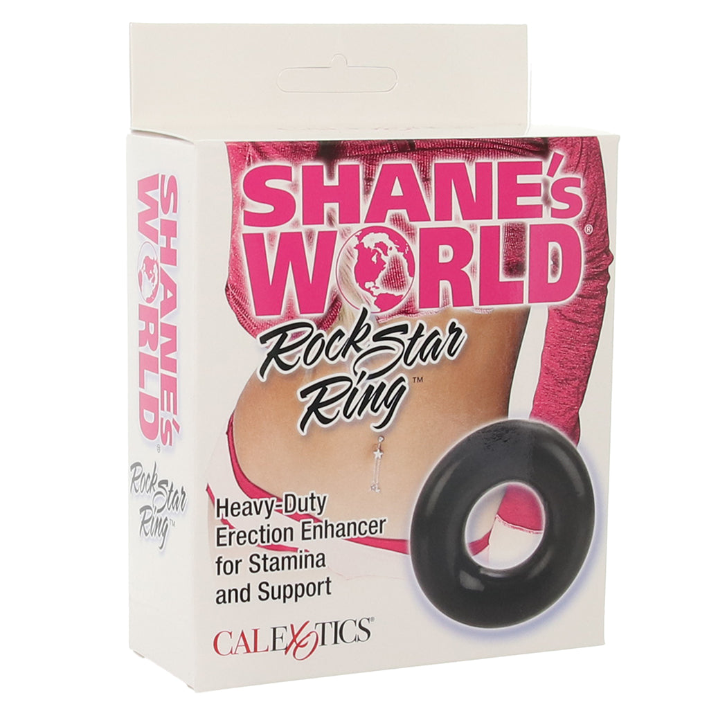Shane's World Rock Star Cock Ring in Black Cock Rings