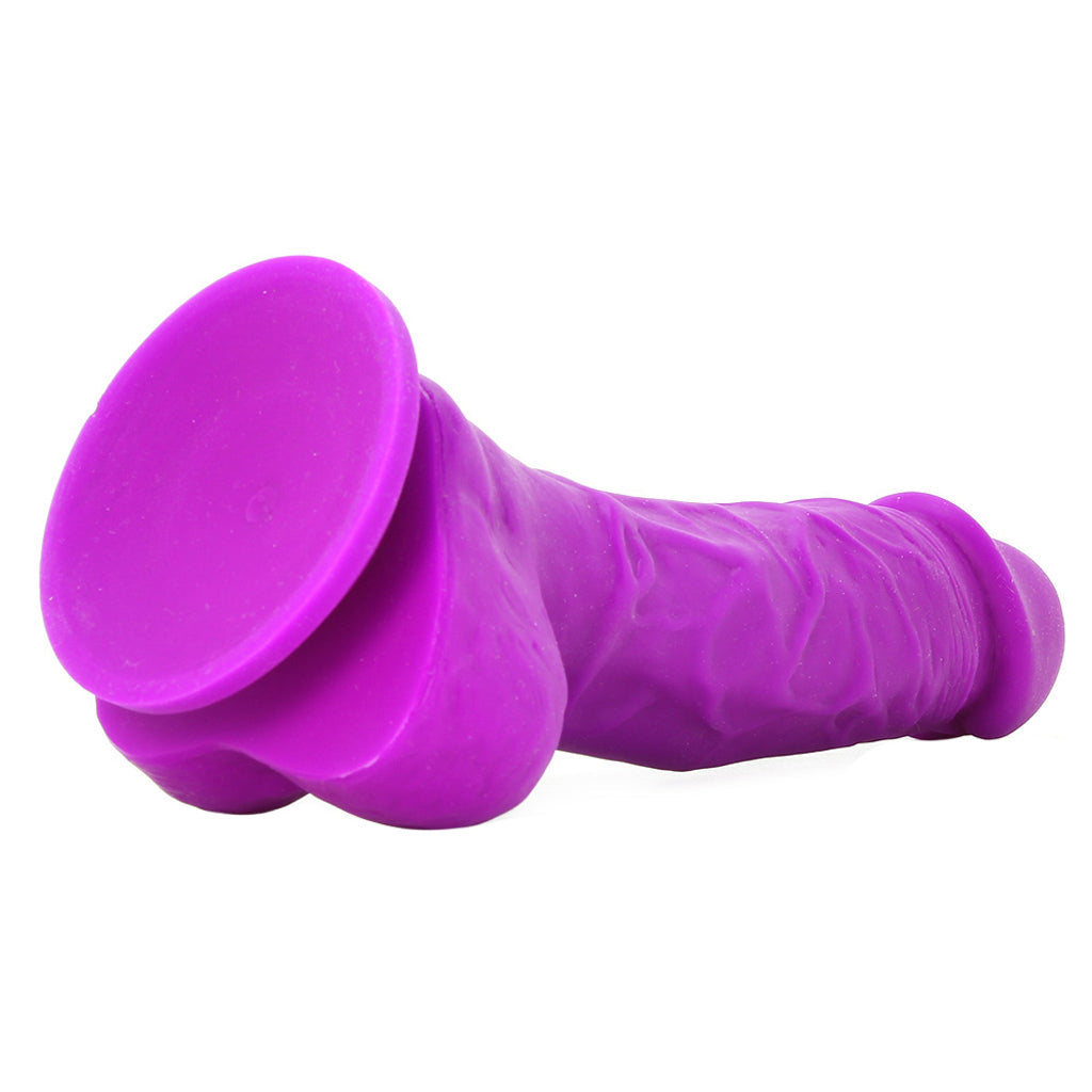 ColourSoft 5 Inch Soft Silicone Dildo in Purple Dildo Sex Toys > Realistic Dildos