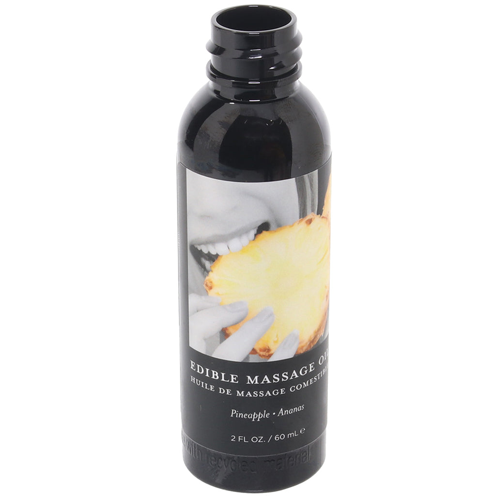 Edible Massage Oil 2oz/60ml in Pineapple Sensual Love > Massage