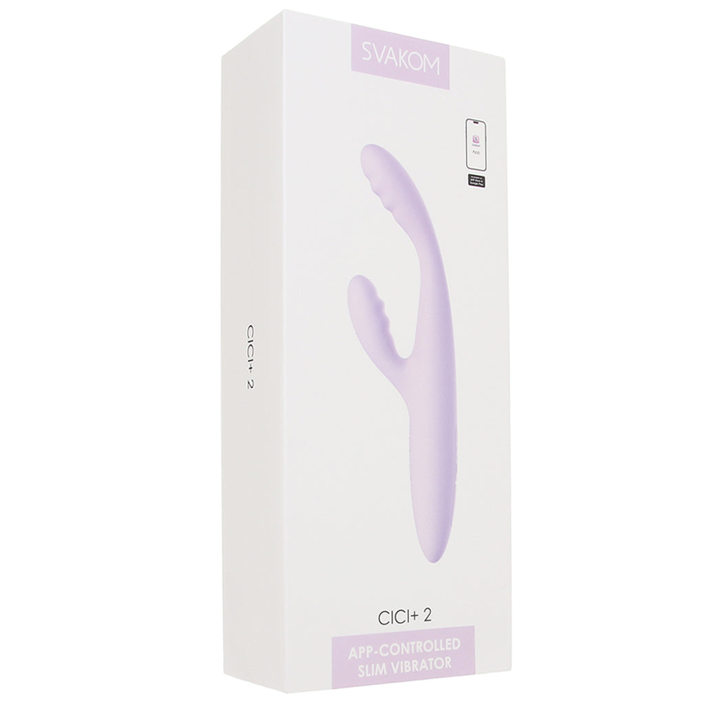 CICI+ 2 App-Controlled Slim Vibe Vibrators > Rabbit Vibrators