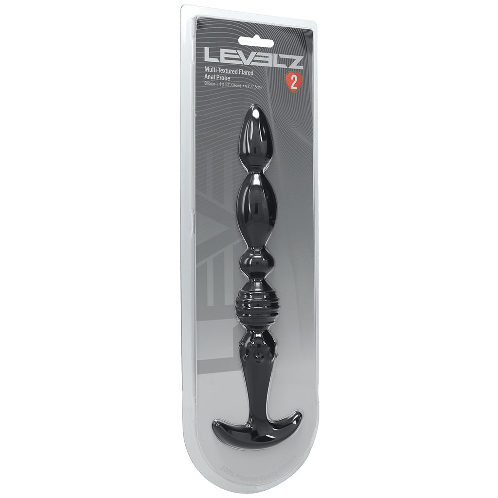 LEVELZ Multi Textured Flared Anal Probe Anal Sex Toys > Anal Beads