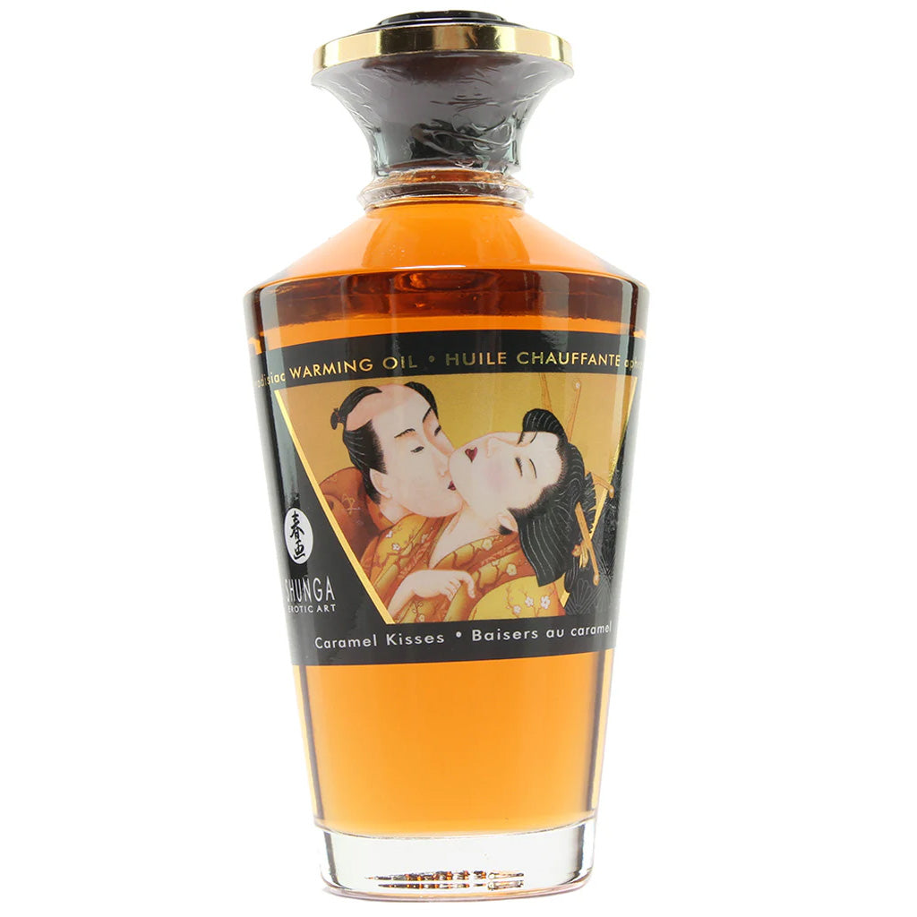 Aphrodisiac Warming Oil 3.5oz/100ml in Caramel Kisses Sensual Love > Massage