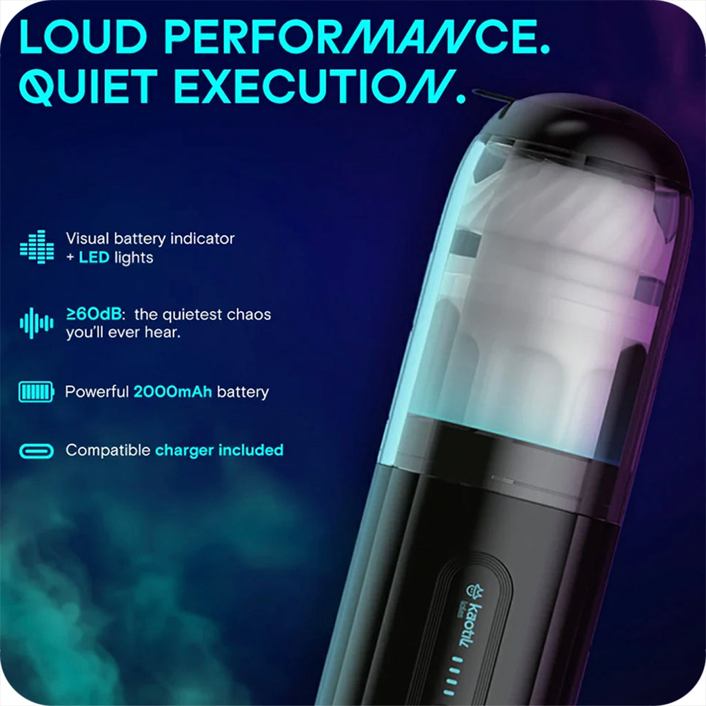 Kaotik Labs The Shockwave Thrusting Masturbator Male Masturbators > Auto Strokers