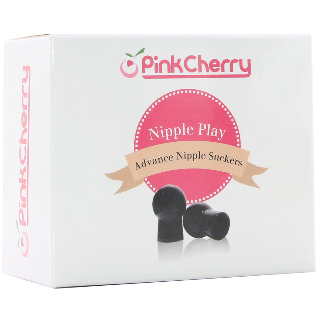 PinkCherry Advanced Nipple Suckers in Black Bondage and Fetish > Nipple Stimulators & Clamps
