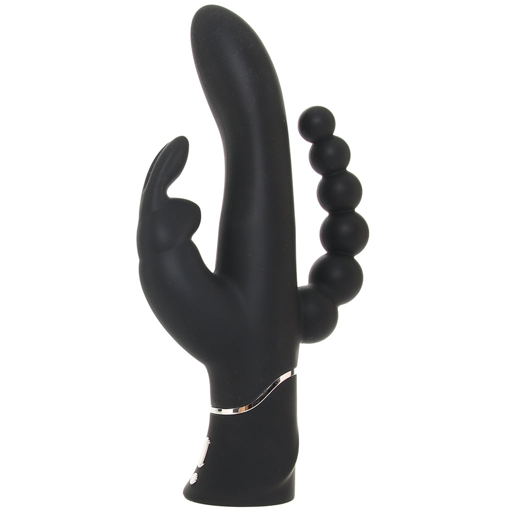Happy Rabbit Triple Curve Vibe in Black Vibrators > Rabbit Vibrators