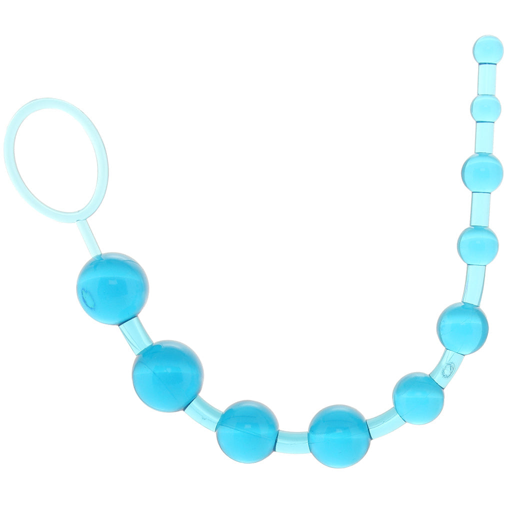 X-10 Anal Beads in Blue Anal Sex Toys > Anal Beads