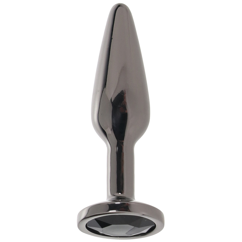 Rear Assets Medium Tapered Butt Plug in Gunmetal Anal Sex Toys > Butt Plugs