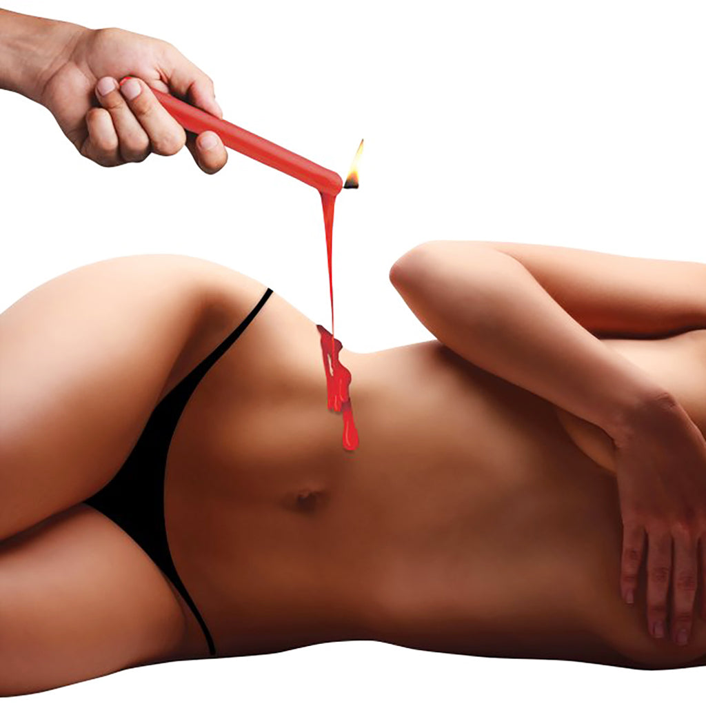 Master Series Fire Sticks Drip Candle Set of 3 in Red Bondage and Fetish > Tools & Accessories
