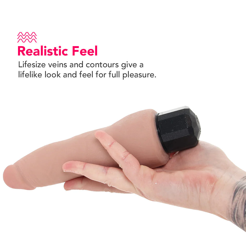 Au Natural Vanilla Ice 8.75 Inch Realistic Vibe Vibrators > Realistic Vibrator Dildos