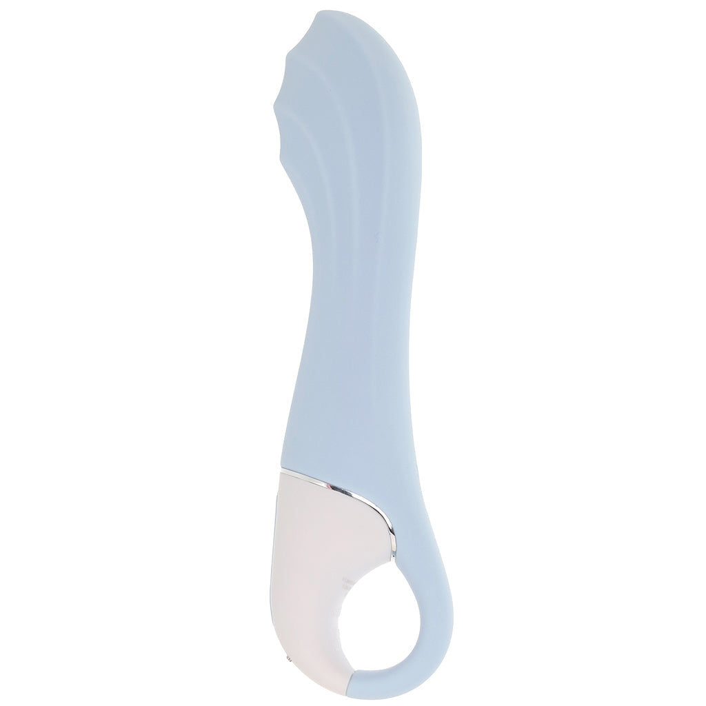 Satisfyer Air Pump Vibrator 5+ G-Spot Vibe in Blue Vibrators > G-Spot Vibrators