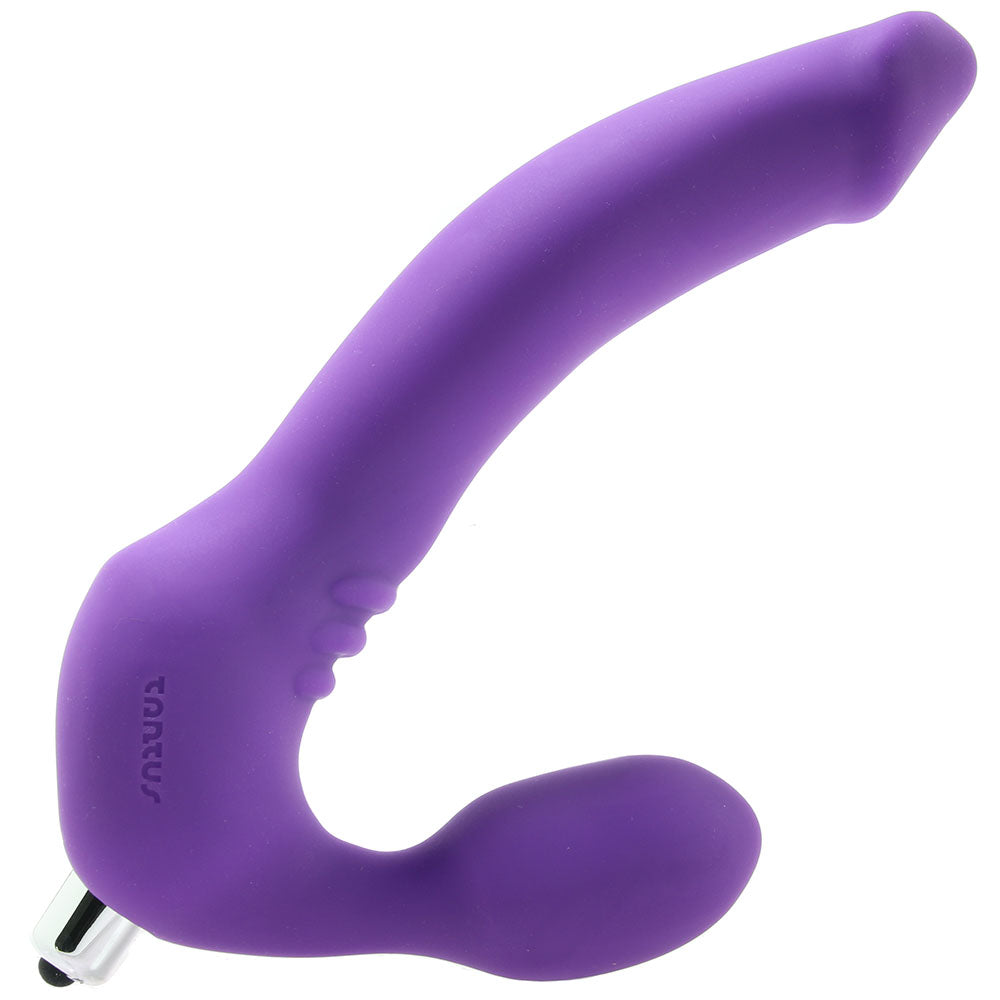 Strapless Original Double Vibrating Dildo in Violet Vibrators > Strap-On & Wearable