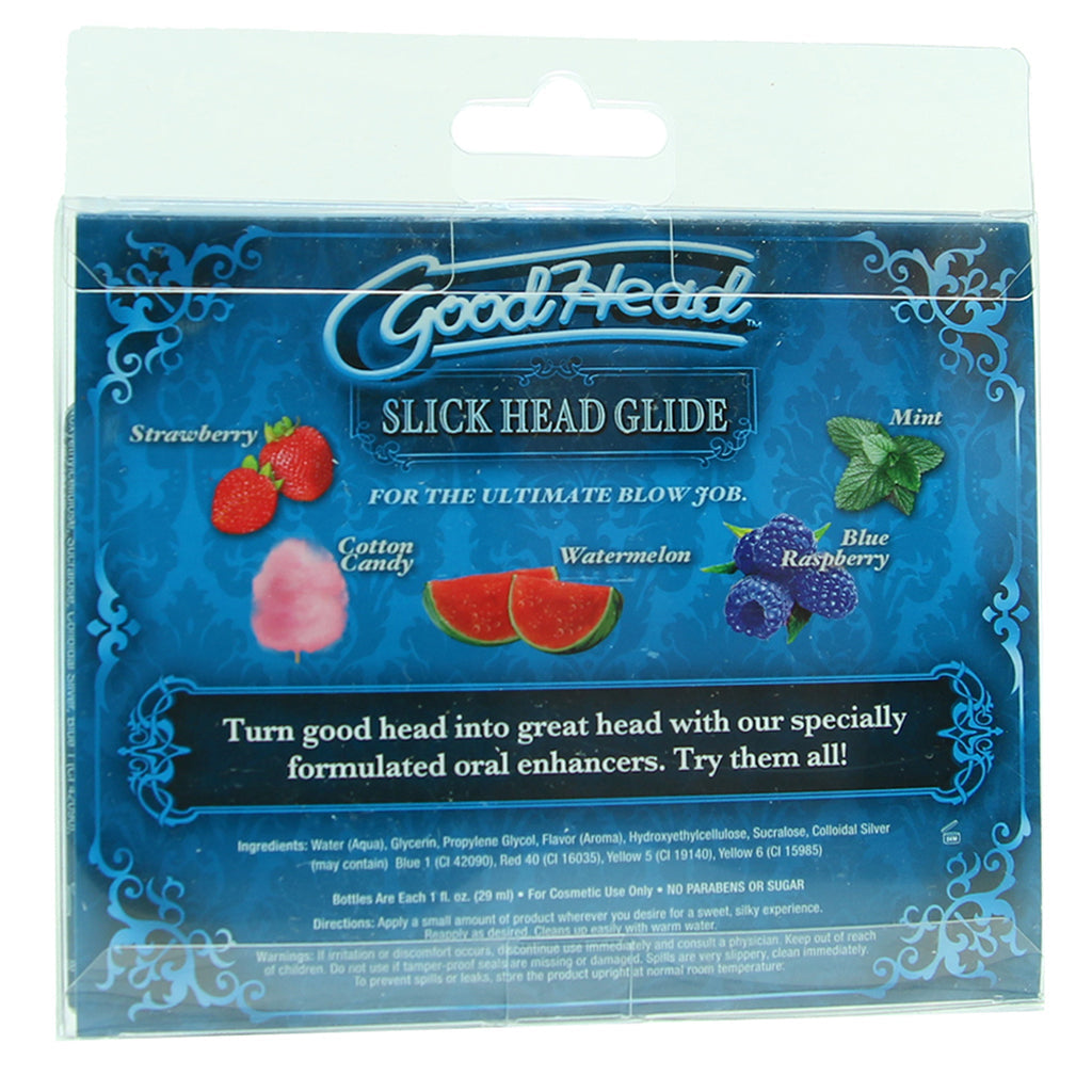 GoodHead Slick Head Glide 5 Pack in 1oz x5 Lubes and Lotions > Flavored Sex Lubes
