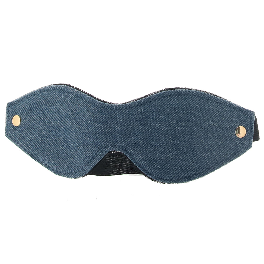 Ride 'Em Denim Eye Mask Bondage and Fetish > Pleasure Masks and Dress Up Play