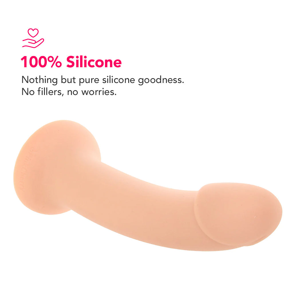 PinkCherry Premium 8 Inch Light Silicone Dildo Dildo Sex Toys > G-Spot Dildos
