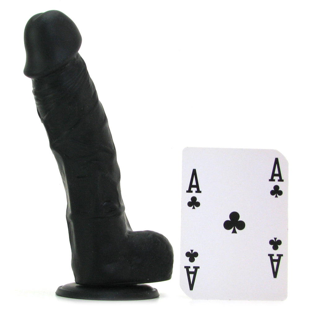 Small Silicone Colours Dildo in Black Dildo Sex Toys > Realistic Dildos