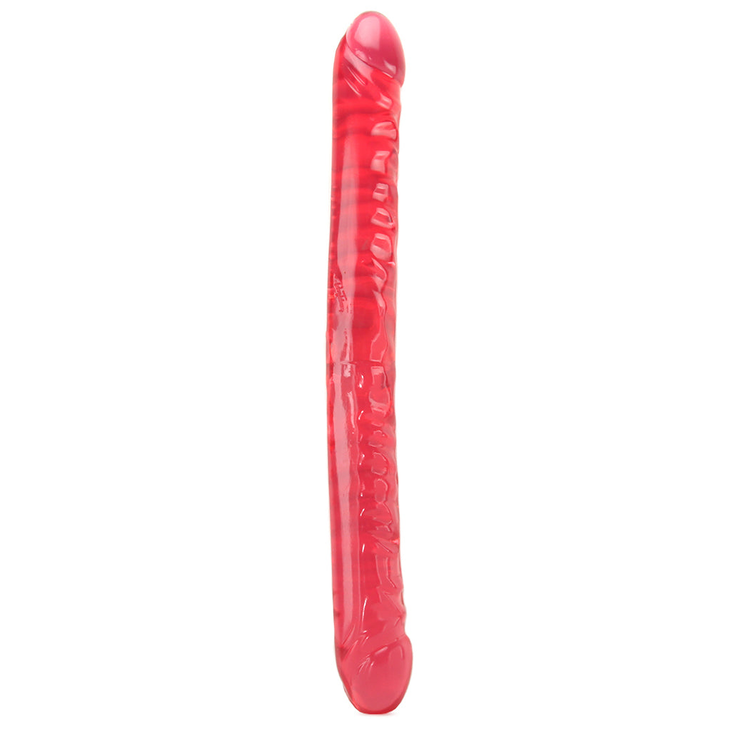 Crystal Jellies 18 Inch Double Dildo in Pink Dildo Sex Toys > Double Ended Dildos