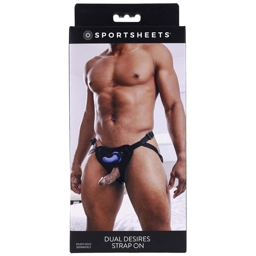 Dual Desires Strap On Dildo Sex Toys > Strap-On and Harnesses