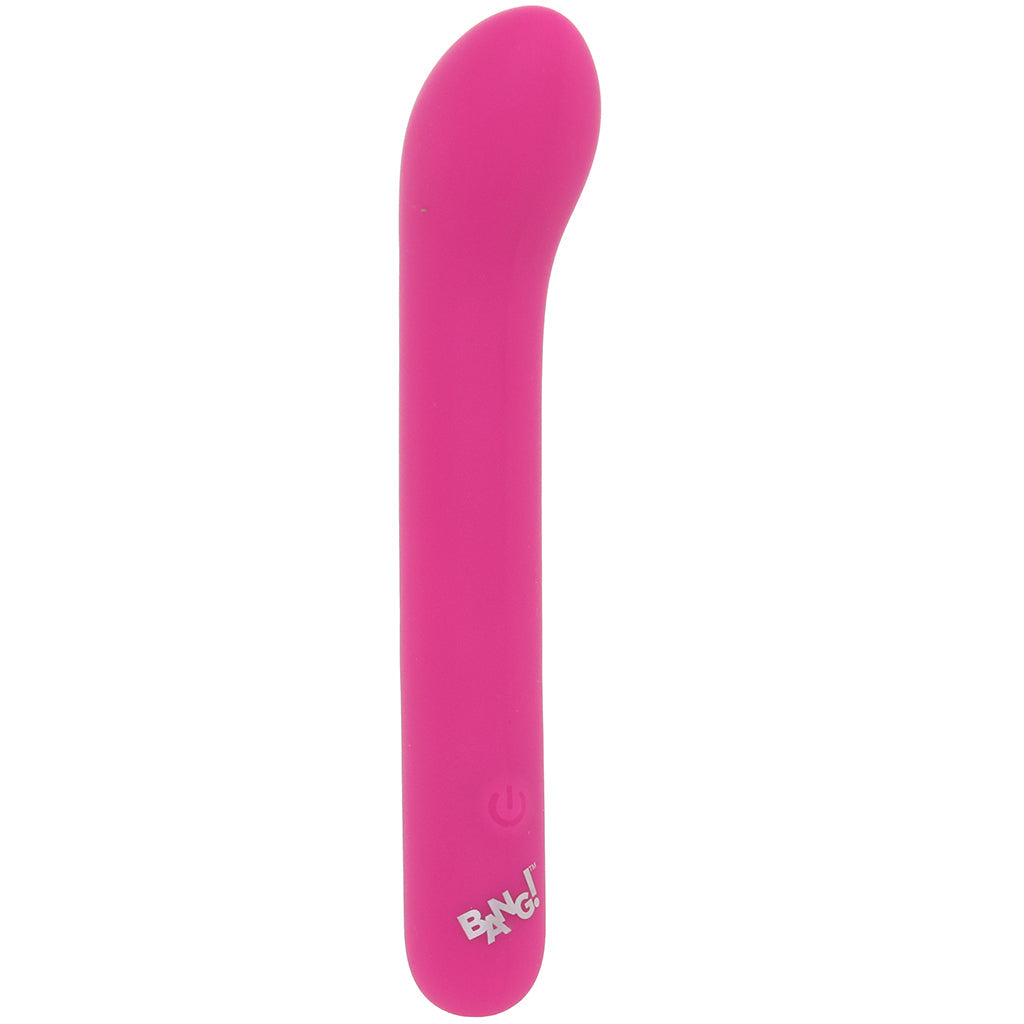 Bang! Flexible Silicone G-Spot Vibe in Pink Vibrators > G-Spot Vibrators