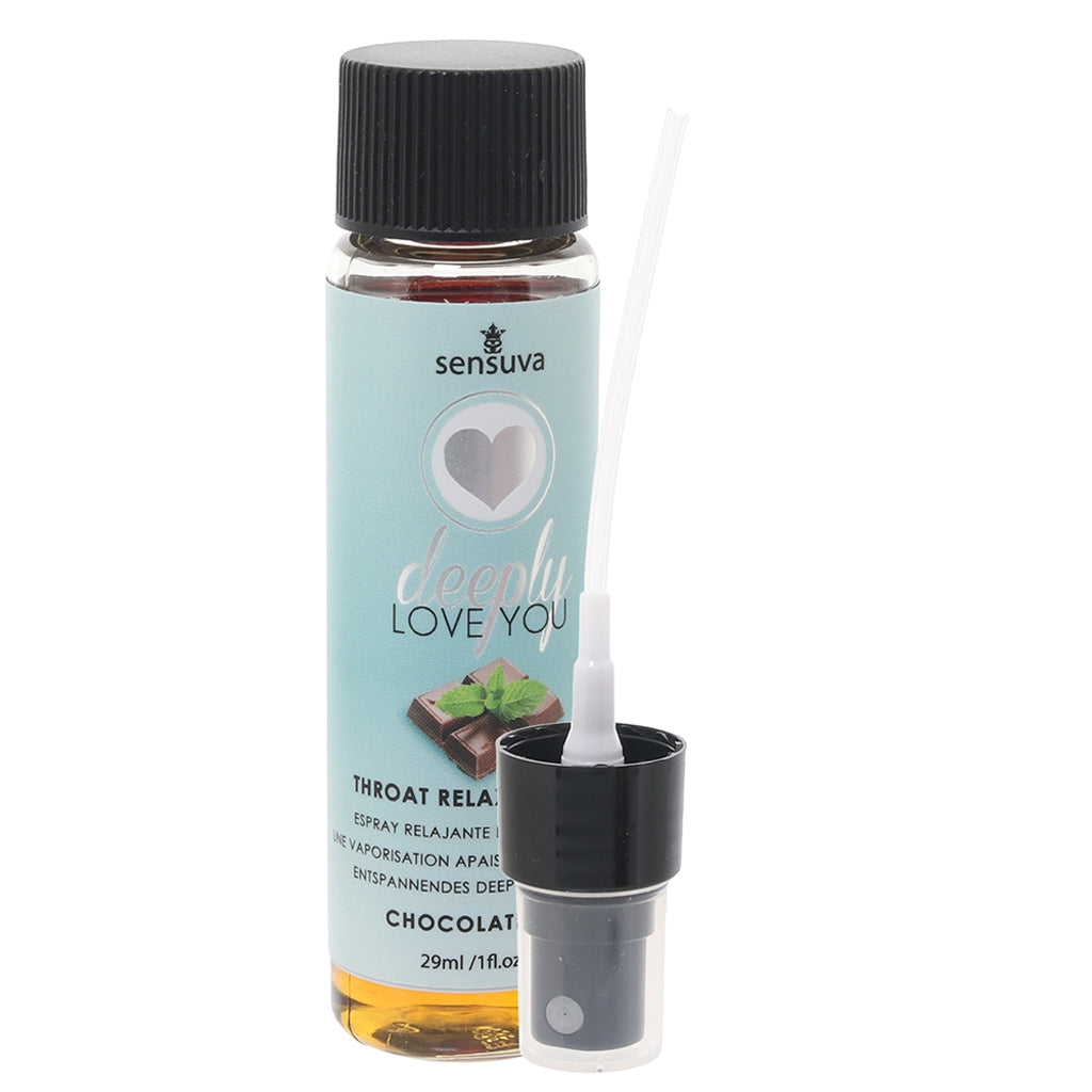 Deeply Love You Throat Relaxer 1oz/29ml in Chocolate Mint Lubes and Lotions > Sexual Stimulants