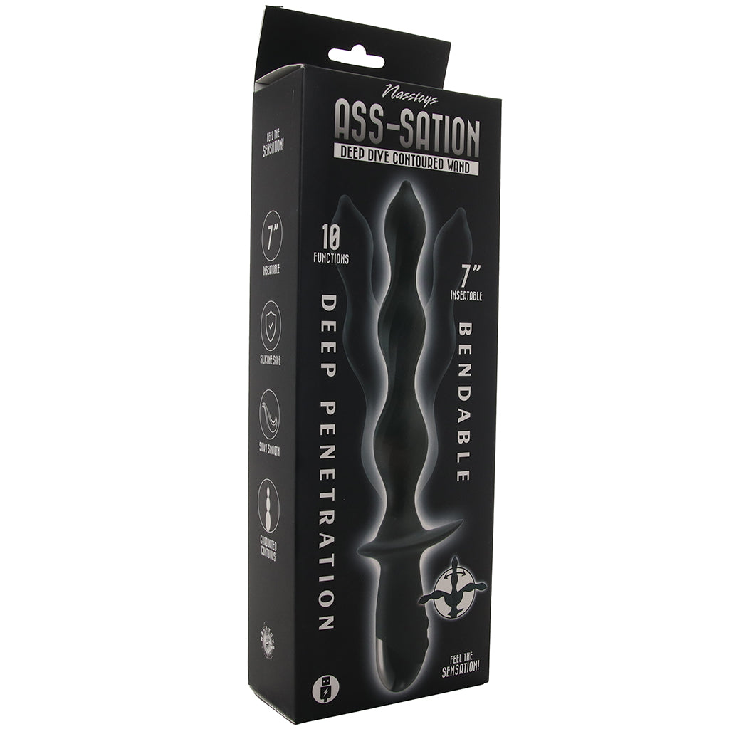 Ass-Station Deep Dive Beaded Anal Vibe Anal Sex Toys > Anal Vibrators