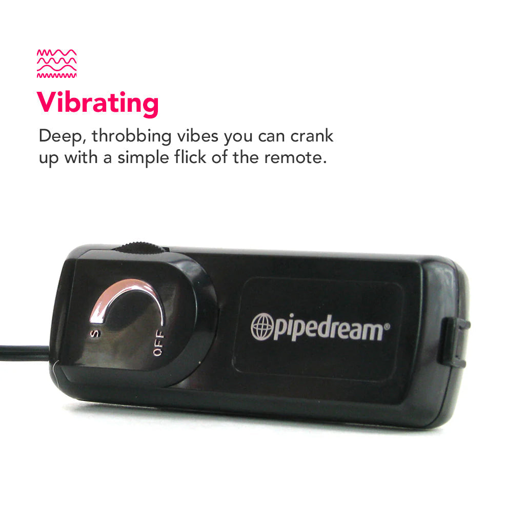 Fetish Fantasy Hollow Vibrating Strap-On in Light Vibrators > Strap-On & Wearable