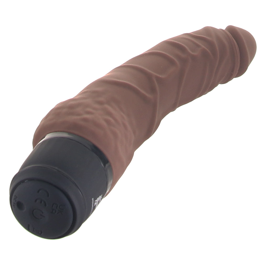 PowerCock 7 Inch Realistic Vibe in Brown Vibrators > Realistic Vibrator Dildos