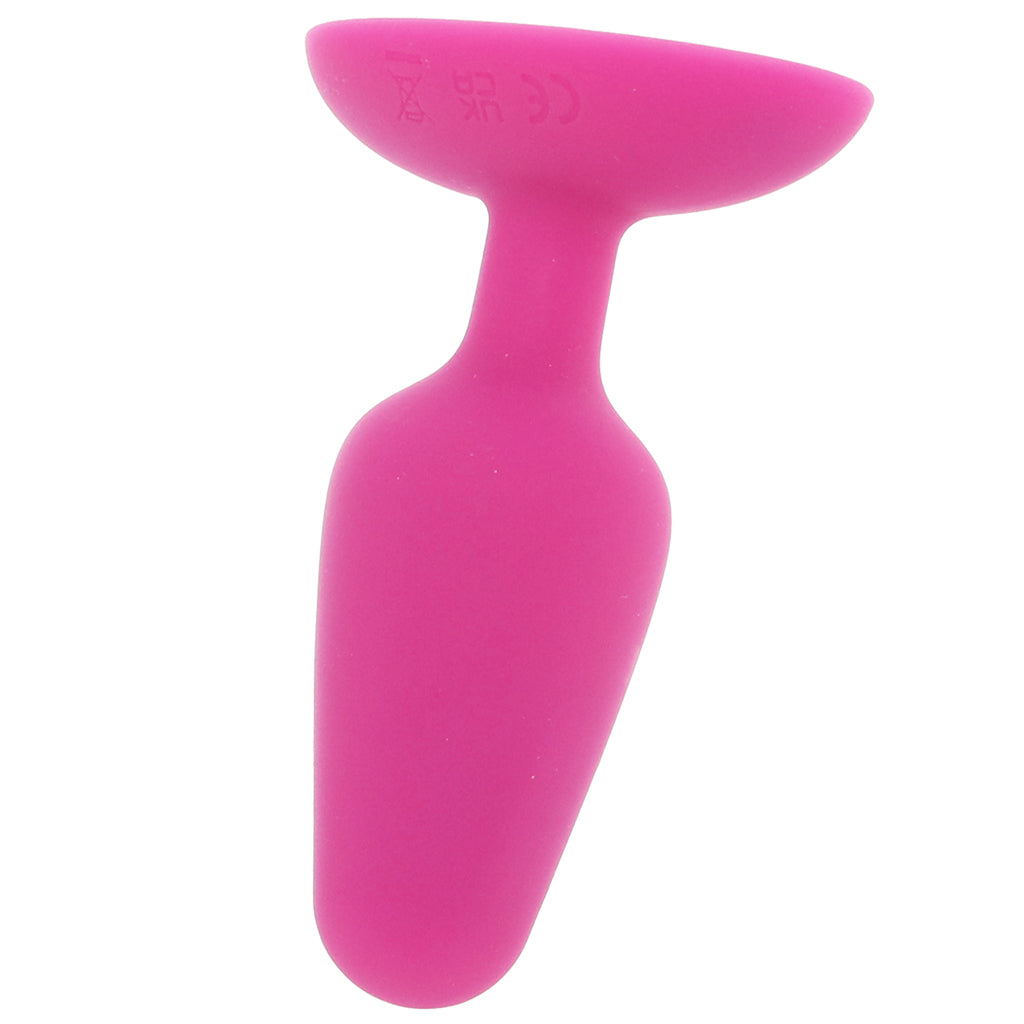 Bang! Vibrating Silicone Butt Plug in Pink Anal Sex Toys > Butt Plugs