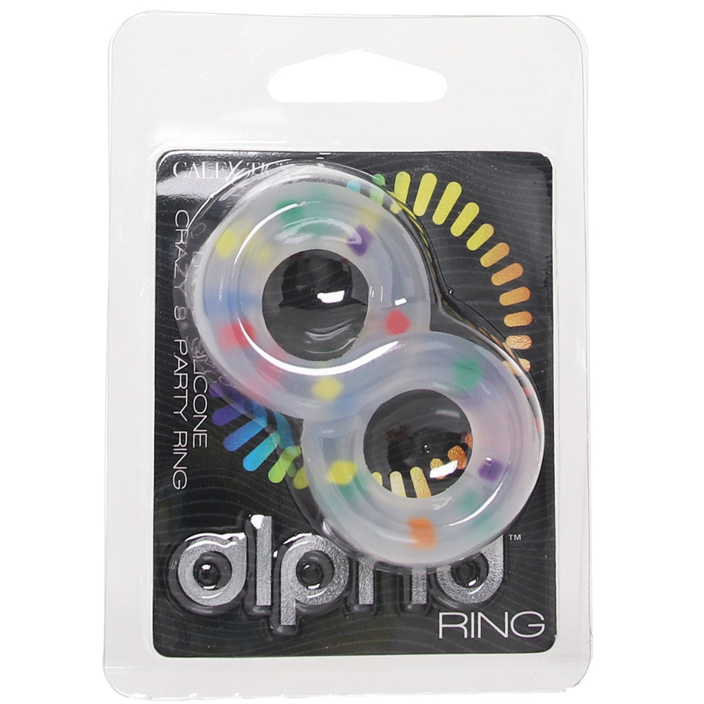Alpha Crazy 8 Party Silicone Cock Ring Cock Rings