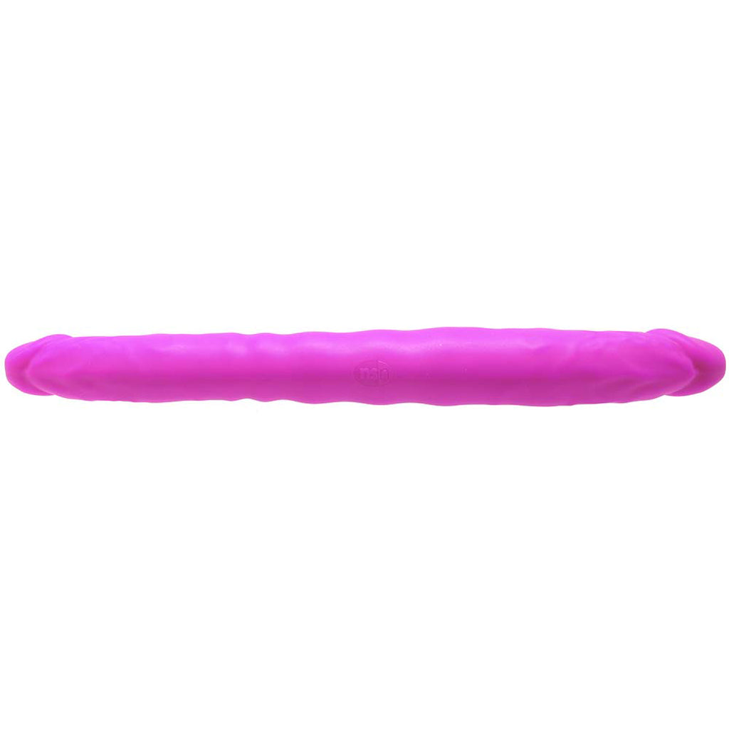 Colours Double Pleasure 12 Inch Dildo in Purple Dildo Sex Toys > Double Ended Dildos