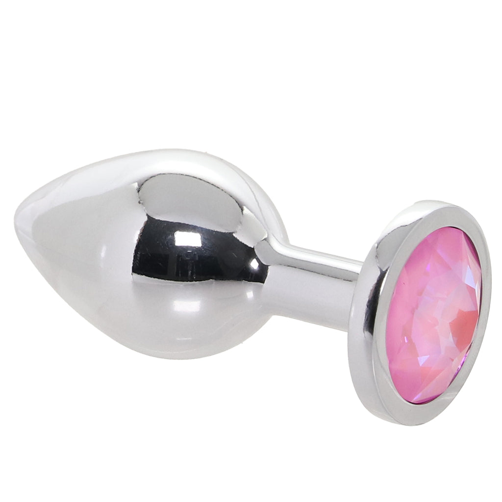 Rear Assets Medium Pink Gem Plug Anal Sex Toys > Butt Plugs
