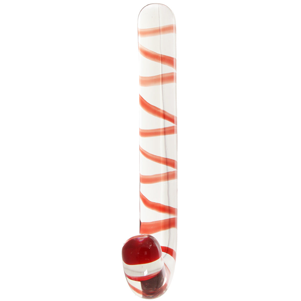 gläs Candy Cane Dream Glass Dildo Dildo Sex Toys > G-Spot Dildos