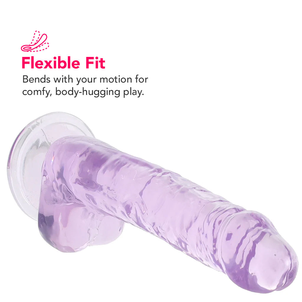 Naturally Yours 7 Inch Crystalline Dildo in Amethyst Dildo Sex Toys > Realistic Dildos