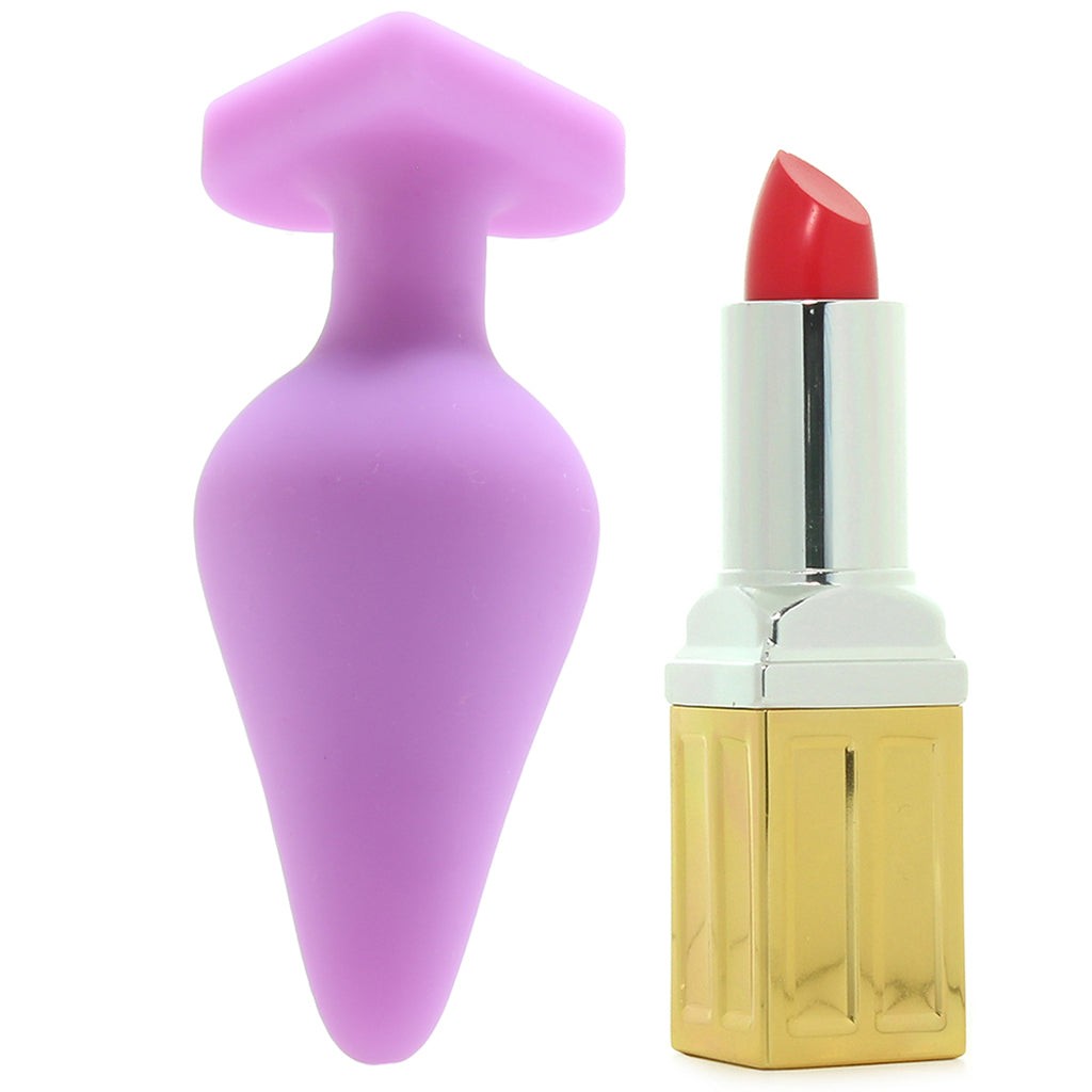Candy Hearts Do Me Now Small Butt Plug in Purple Anal Sex Toys > Butt Plugs