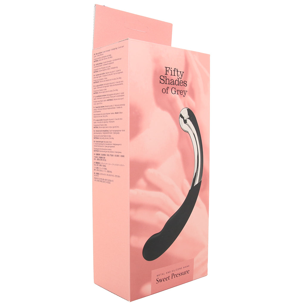 Sweet Pressure Metal & Silicone G-Spot Wand Dildo Sex Toys > G-Spot Dildos