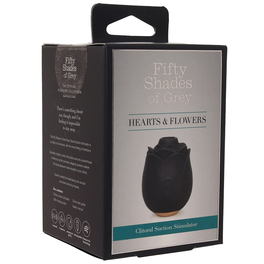 Fifty Shades Of Grey Hearts & Flowers Rose Vibe Vibrators > Clitoral Stimulators