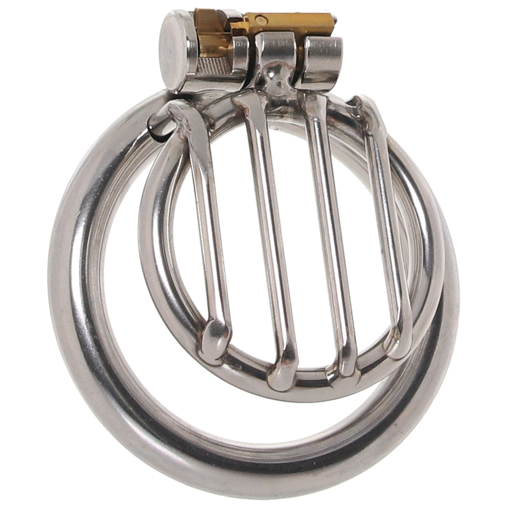 Blueline Stainless Steel Inverted Micro Jail Time Cock Cage Bondage and Fetish > Cock and Ball Devices