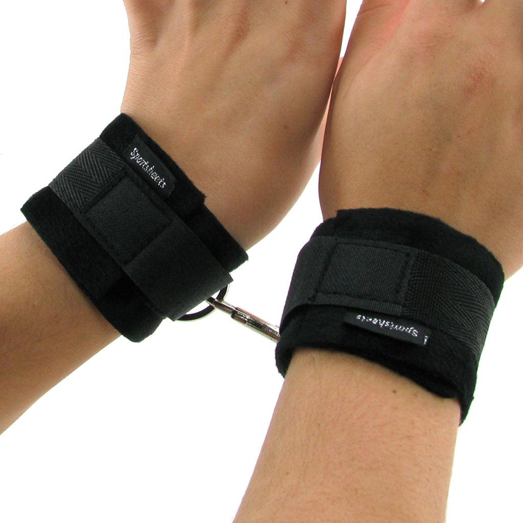 Soft Cuffs in Black Bondage and Fetish > Wrist and Ankle Cuffs