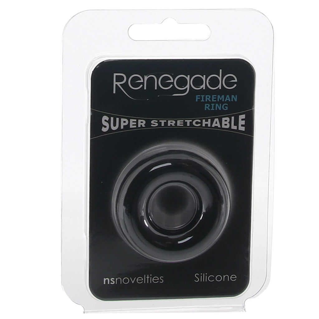 Renegade Super Stretchable Fireman Ring Set in Small Cock Rings