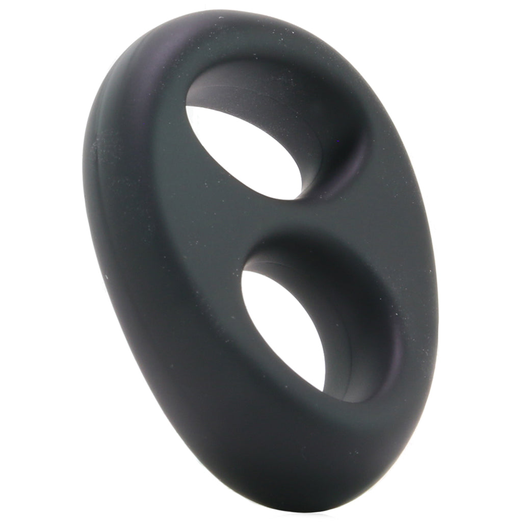 Renegade Romeo Soft Silicone Dual Ring in Black Cock Rings