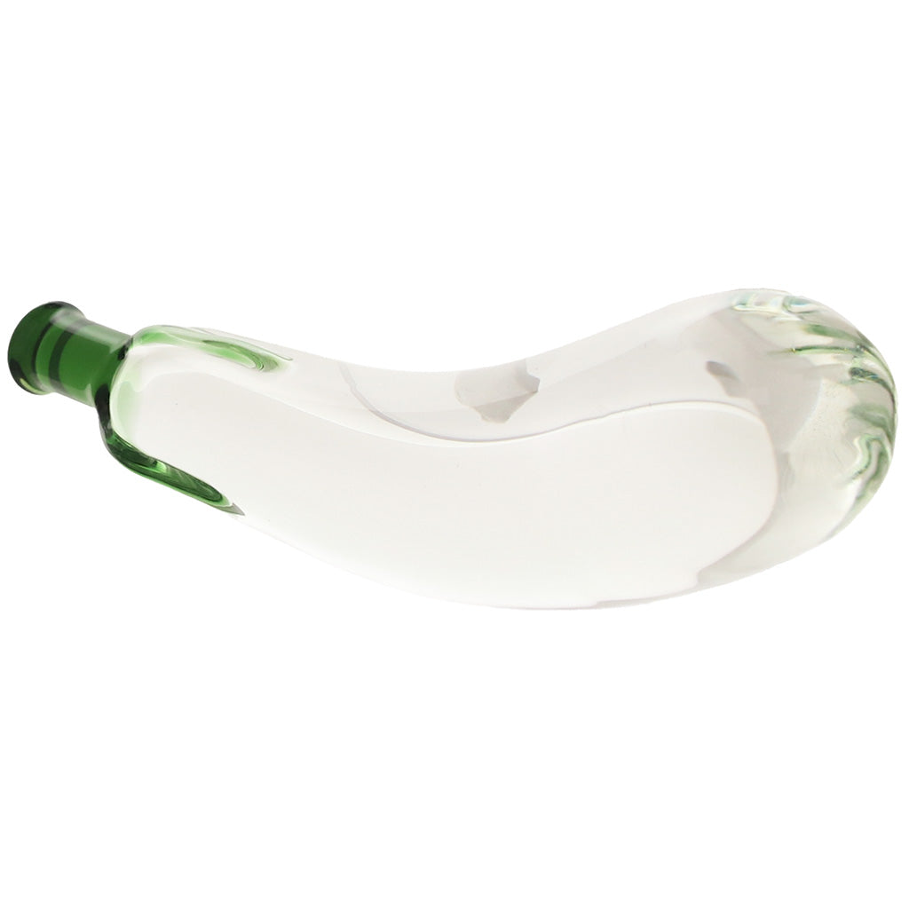 gläs Eggplant Ecstacy Glass Dildo Dildo Sex Toys > G-Spot Dildos