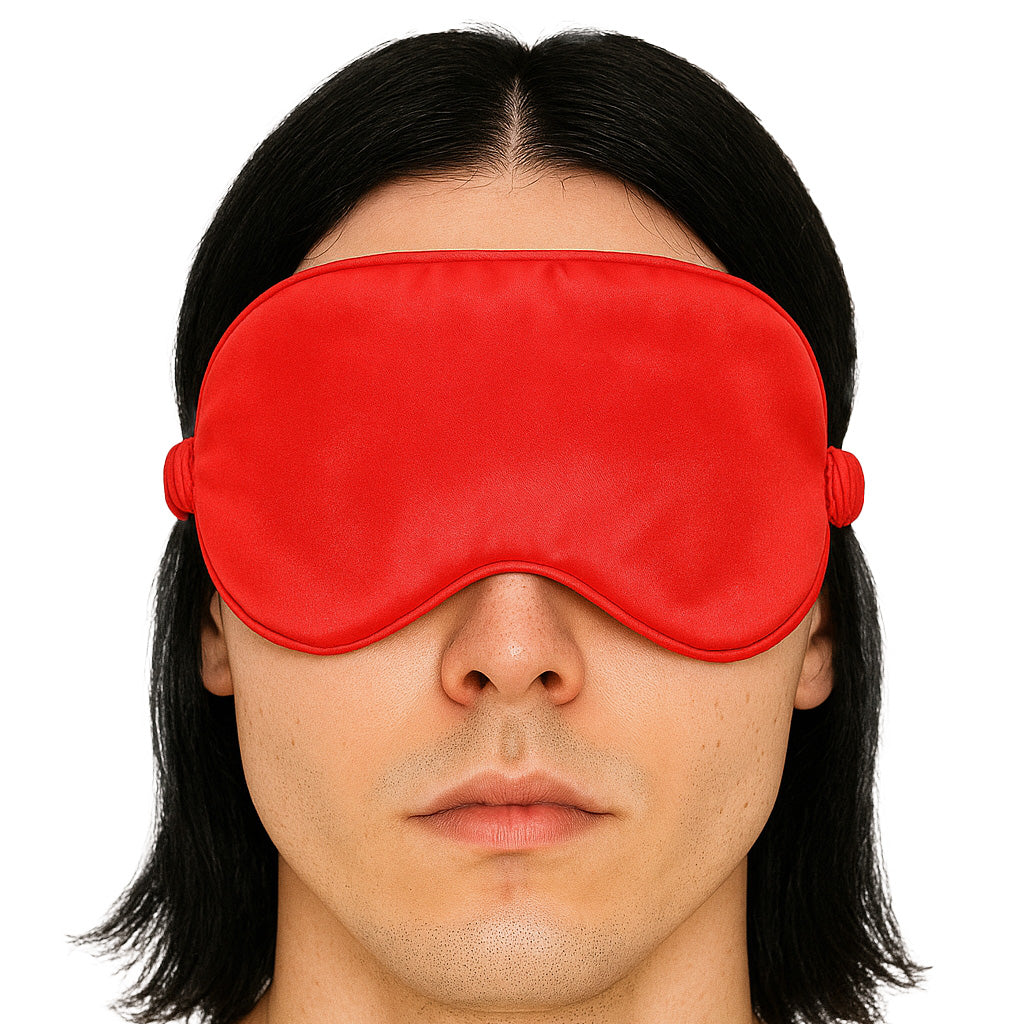 Ouch! Satin Blindfold in Red Bondage and Fetish > Pleasure Masks and Dress Up Play