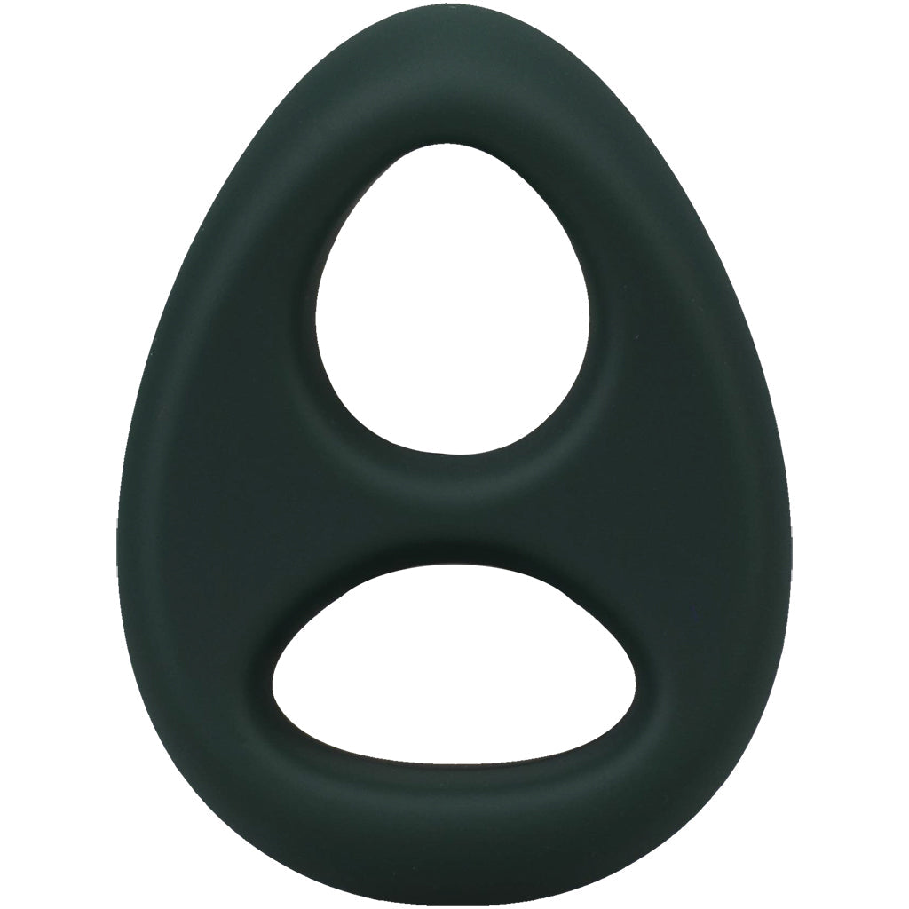 Rock Solid The Code C-Ring and Bandana Set in Hunter Green Cock Rings