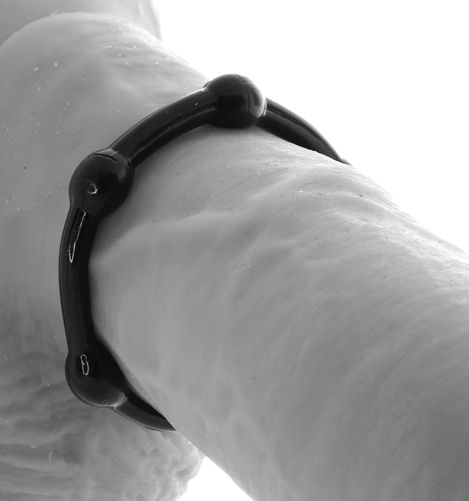 PinkCherry Cock Rings in Black Cock Rings