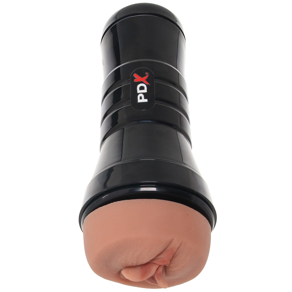 PDX Wet Pussies Super Sucker XXL Stroker in Brown Male Masturbators > Pocket Strokers