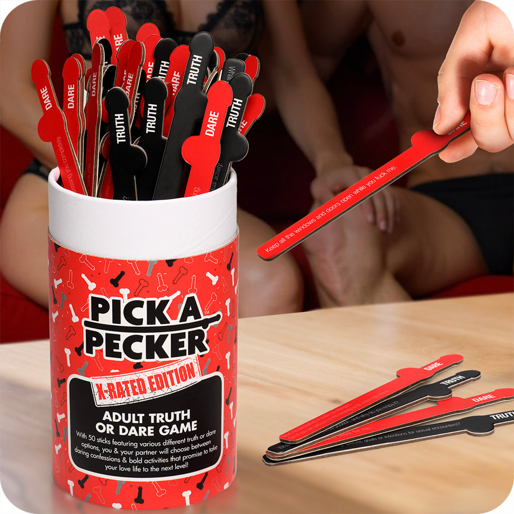 Pick-A-Pecker X-Rated Edition Truth or Dare Game Sensual Love > Games