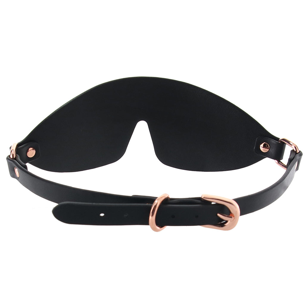 Bondage Couture Blindfold in Rose Gold Bondage and Fetish > Pleasure Masks and Dress Up Play