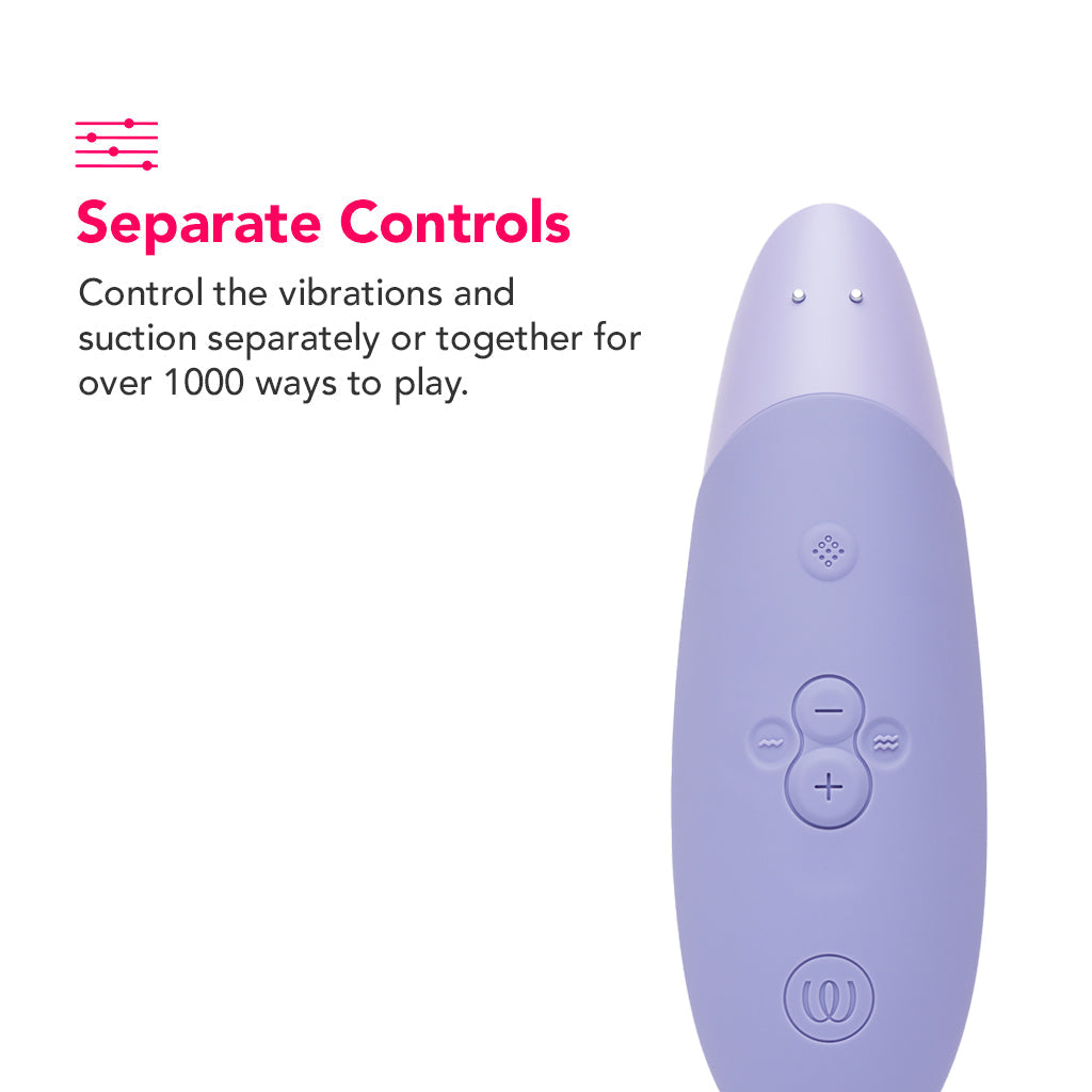 Womanizer Enhance Pleasure Air Vibe in Lilac Vibrators > Clitoral Suction & Stimulation