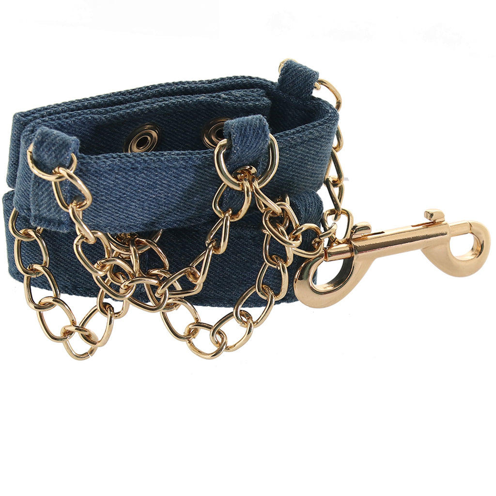 Ride 'Em Denim Ankle Cuffs Bondage and Fetish > Wrist and Ankle Cuffs