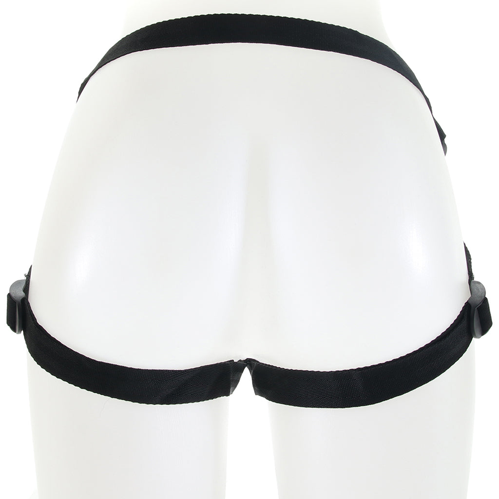 Velvet Vibrating Bullet Harness in Black Dildo Sex Toys > Strap-On and Harnesses