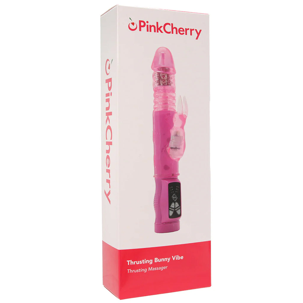 PinkCherry Thrusting Bunny Vibe Vibrators > Rabbit Vibrators